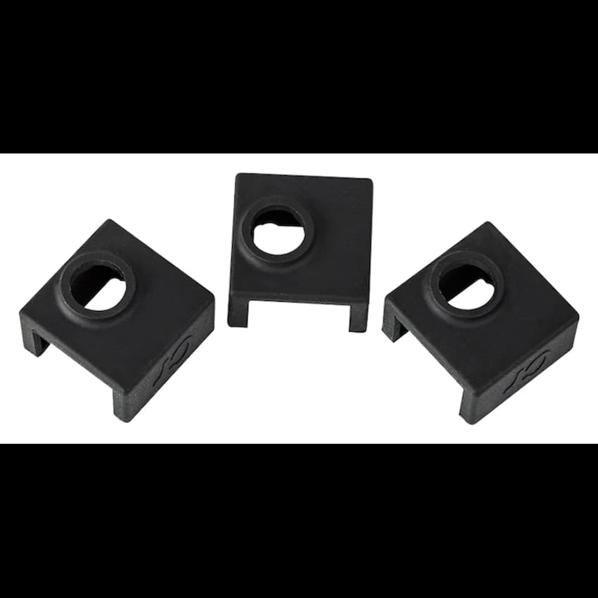 Heating Block Silicone Cover (23x23x17.5xT1.5) - Black