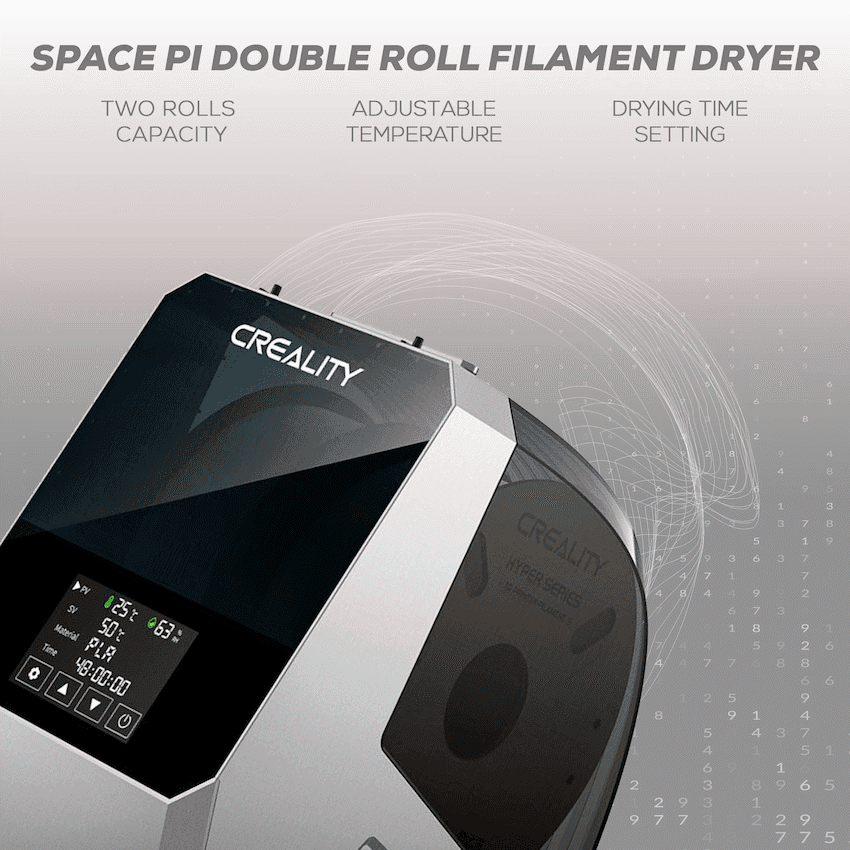 Creality Space Pi Double Roll Filament Dryer