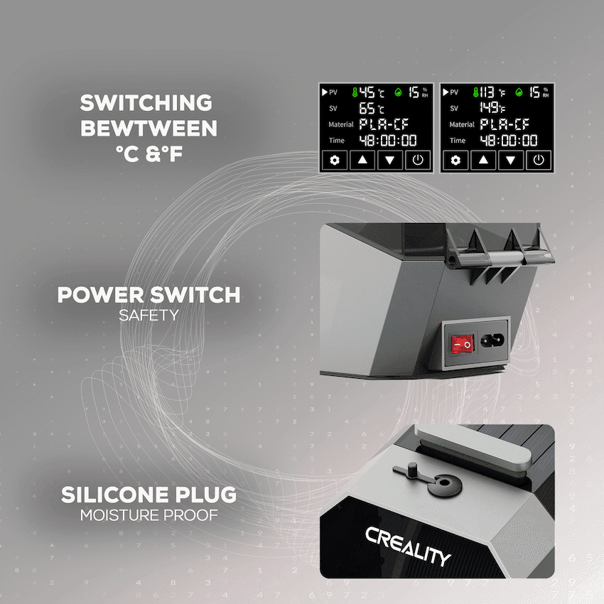 Creality Space Pi Double Roll Filament Dryer