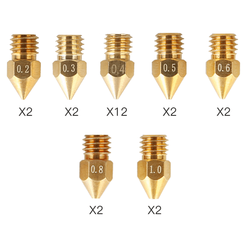 Creality MK8 Nozzle 24-Piece Package