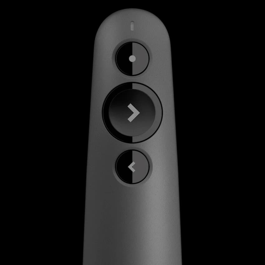 Logitech(R) R500s Laser Wireless Presentation Remote - Graphite