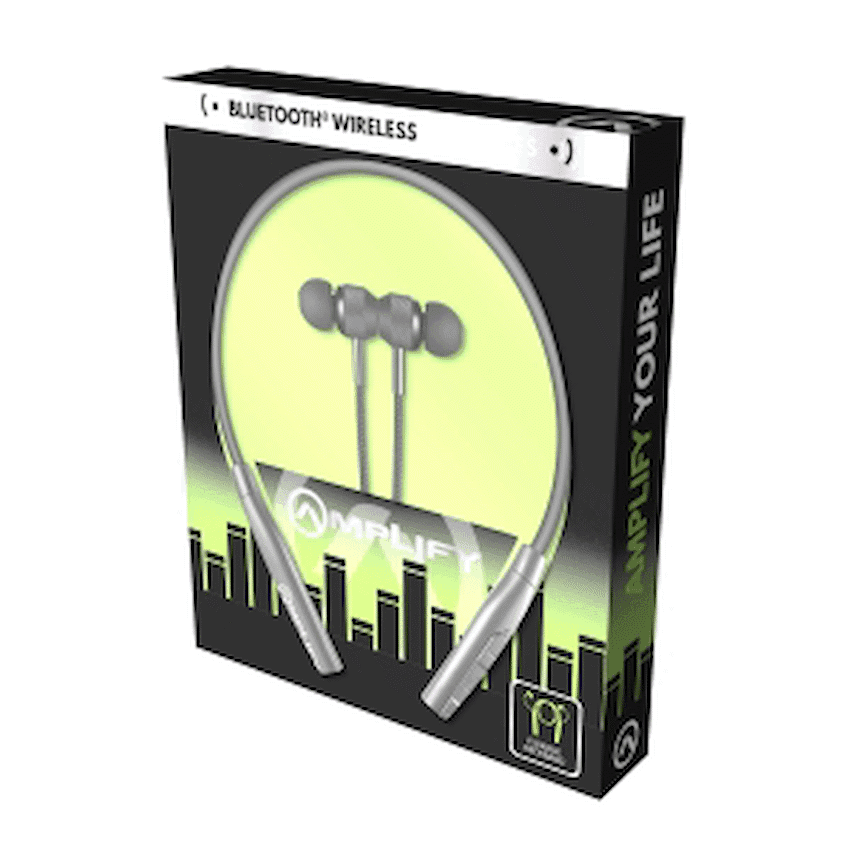 Amplify Cappella Series Bluetooth earphones with neckband - Black