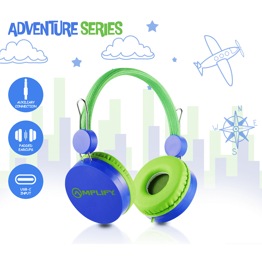 Amplify Kids Adventure Auxiliary Headphone