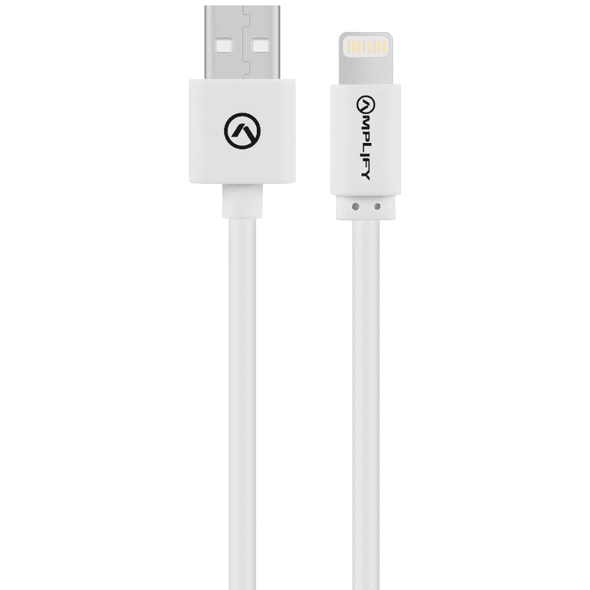 Amplify Lightning Charging Cable for iPhone & iPad - White
