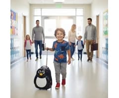 Kids Luggage Bag - Penguin