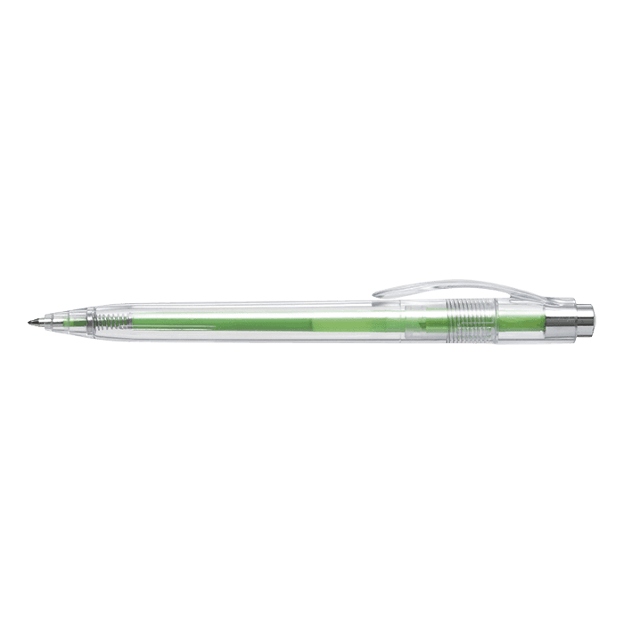 Translucent Ballpoint Pen with Coloured Refill