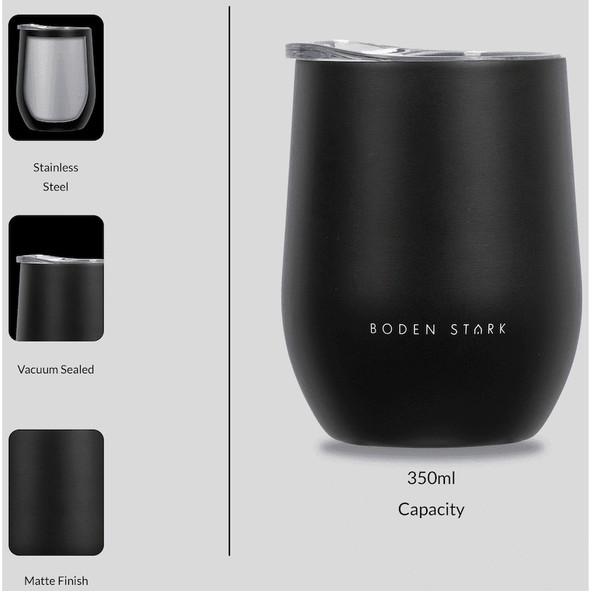 Boden Stark Tumbler 350ml - Black