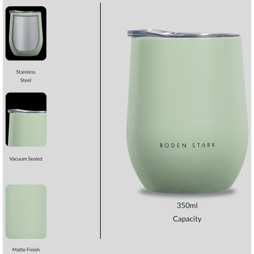 Boden Stark Tumbler 350ml Green