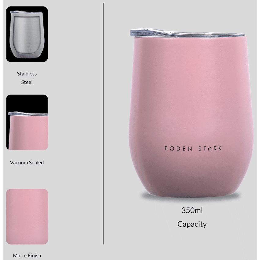 Boden Stark Tumbler 350ml Pink