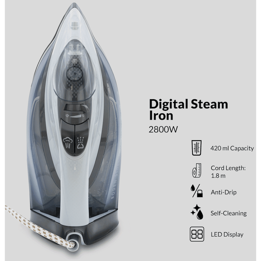 Boden Stark 2800w Digital Steam Iron