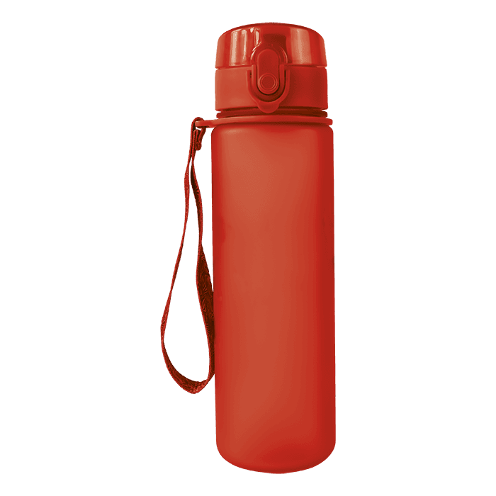 600ml Frosted Cylinder Water Bottle