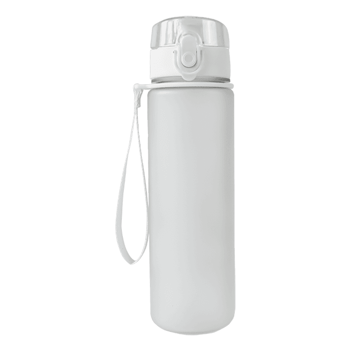 600ml Frosted Cylinder Water Bottle