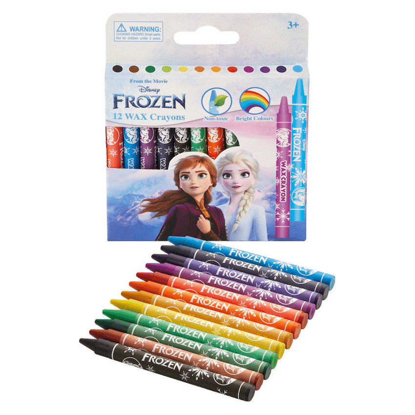 Frozen 12 Wax Crayons Multi