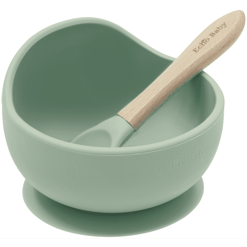 Echo Baby Silicone Suction Bowl and Spoon Set