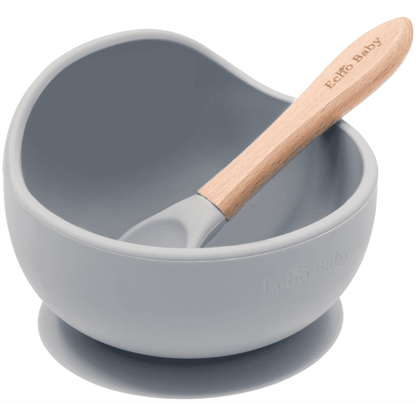 Echo Baby Silicone Suction Bowl and Spoon Set