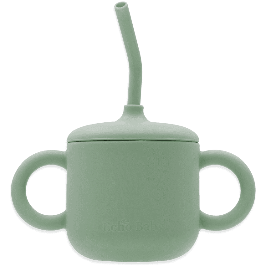 Echo Baby Silicone Training Cup with Straw
