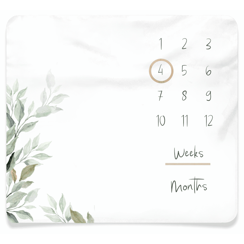 Echo Baby Milestone Blanket