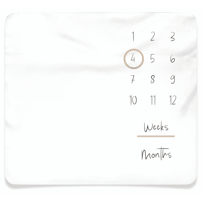 Echo Baby Milestone Blanket