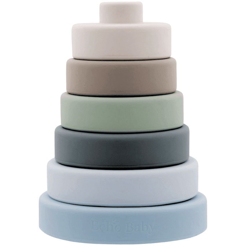 Echo Baby Silicone Stacking Rings