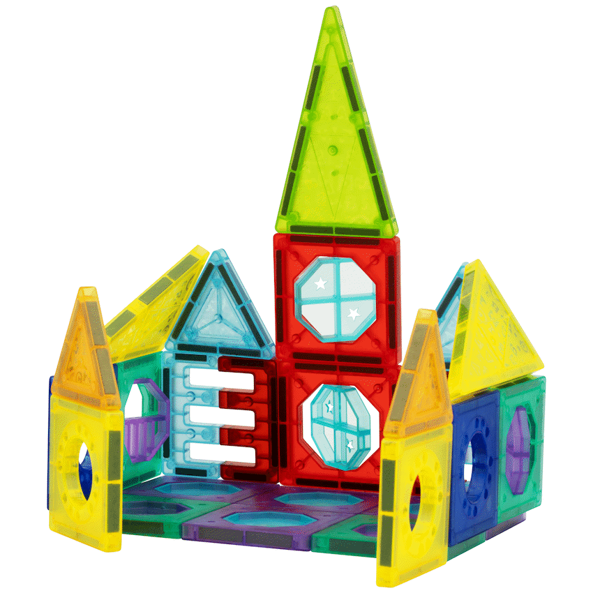 56 Magnetic Tiles, Windows and Stickers