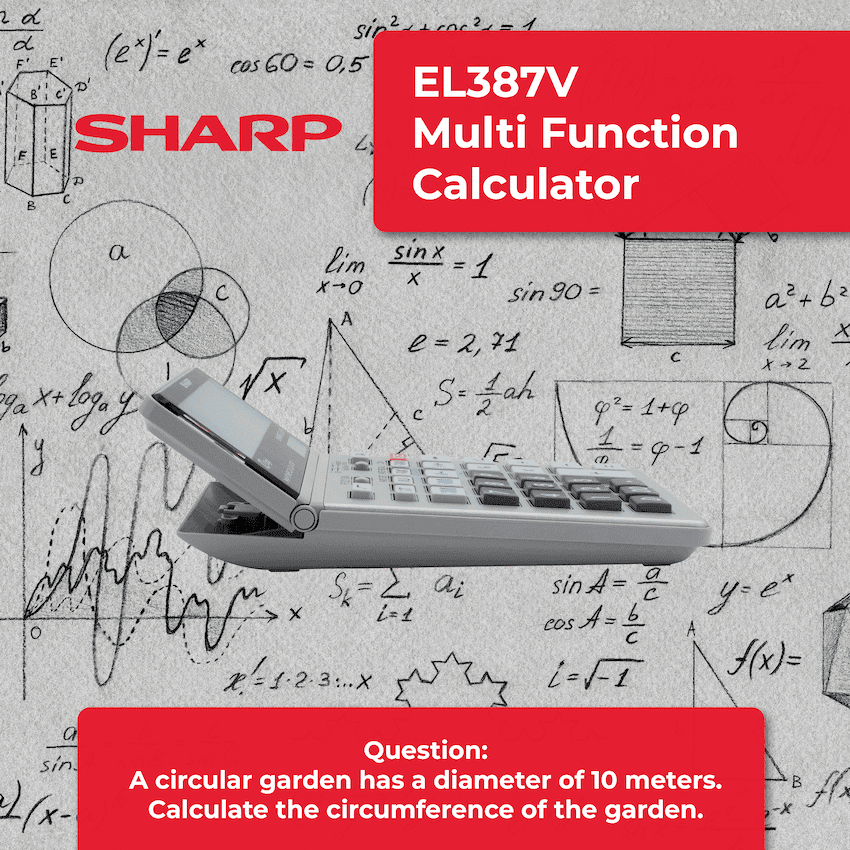 Sharp EL387V Multi-Function Calculator