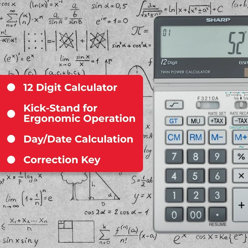 Sharp EL387V Multi-Function Calculator