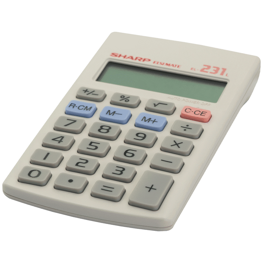 Sharp EL231 LB Pocket Calculator