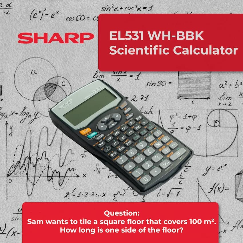 Sharp EL531 WH-BBK - Scientific Calculator - 272 Functions