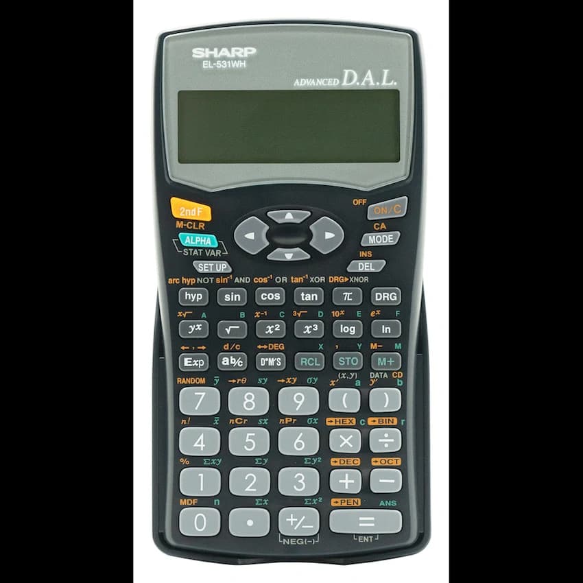 Sharp EL531 WH-BBK - Scientific Calculator - 272 Functions