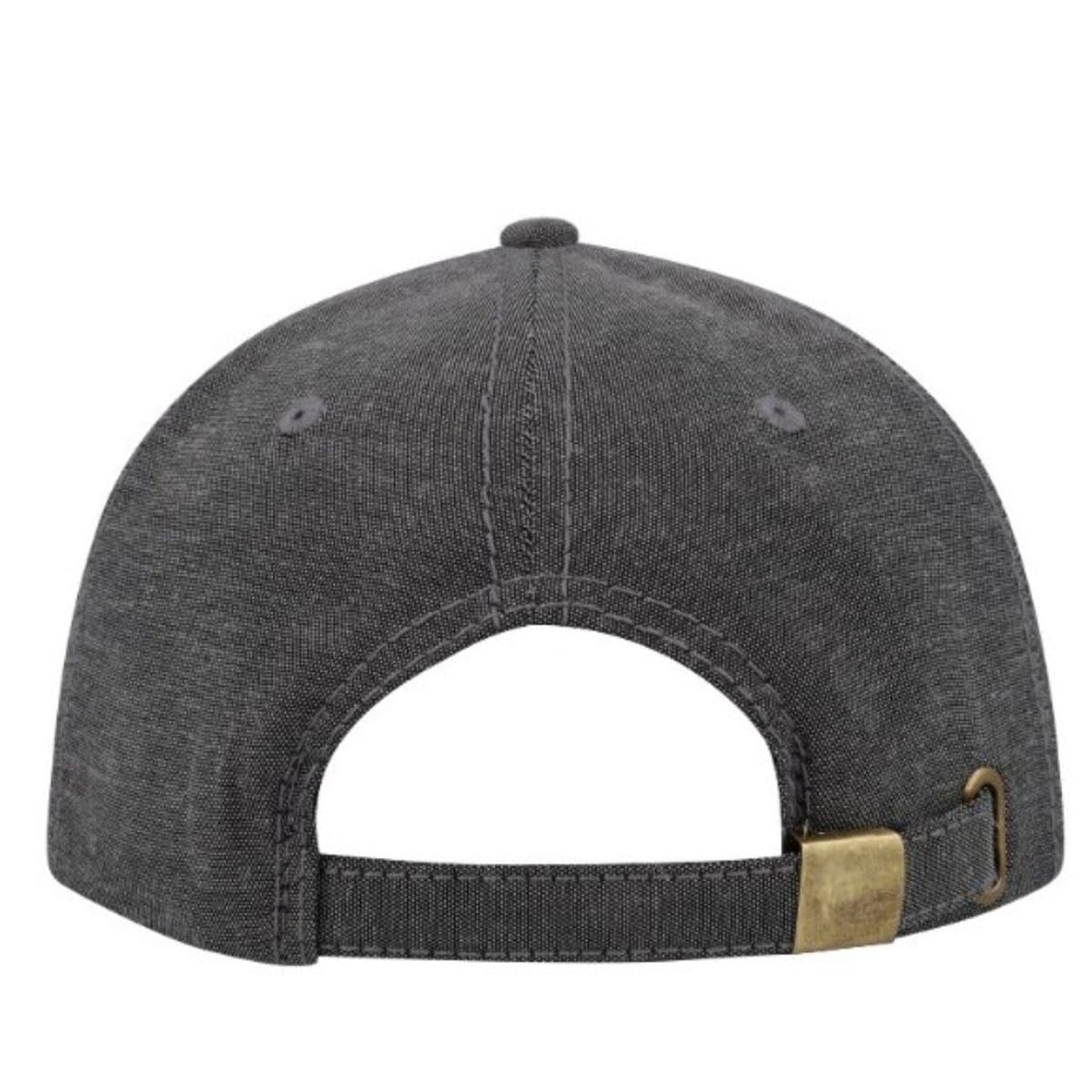 Chambray/Suede 6 Panel Cap