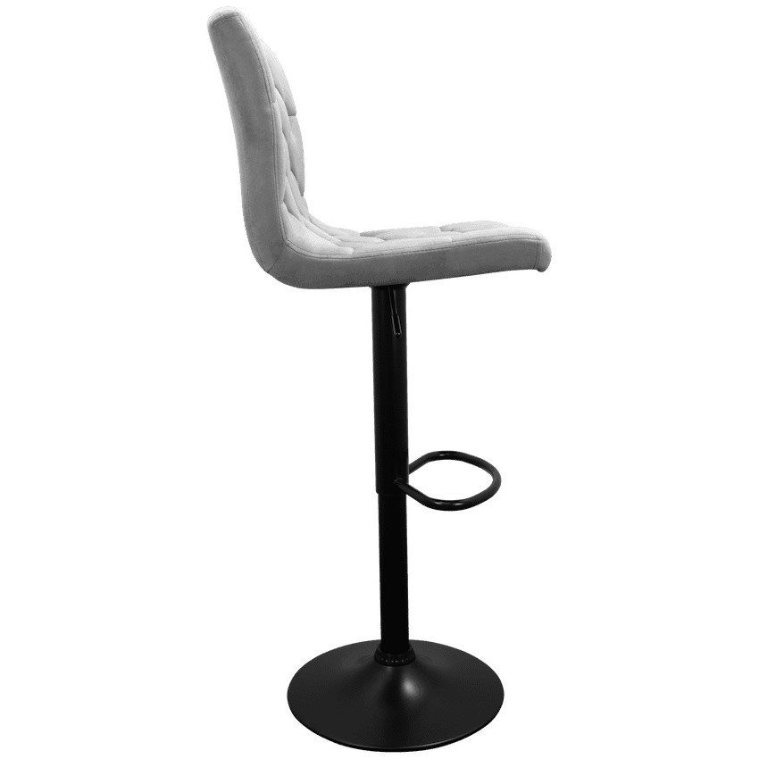 Bayer Large Barstool Grey with black base - Single