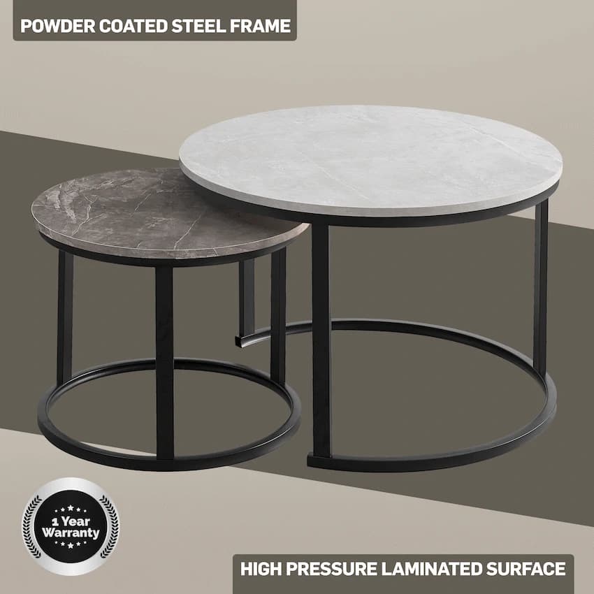 Indus Nesting Coffee Table Greyish