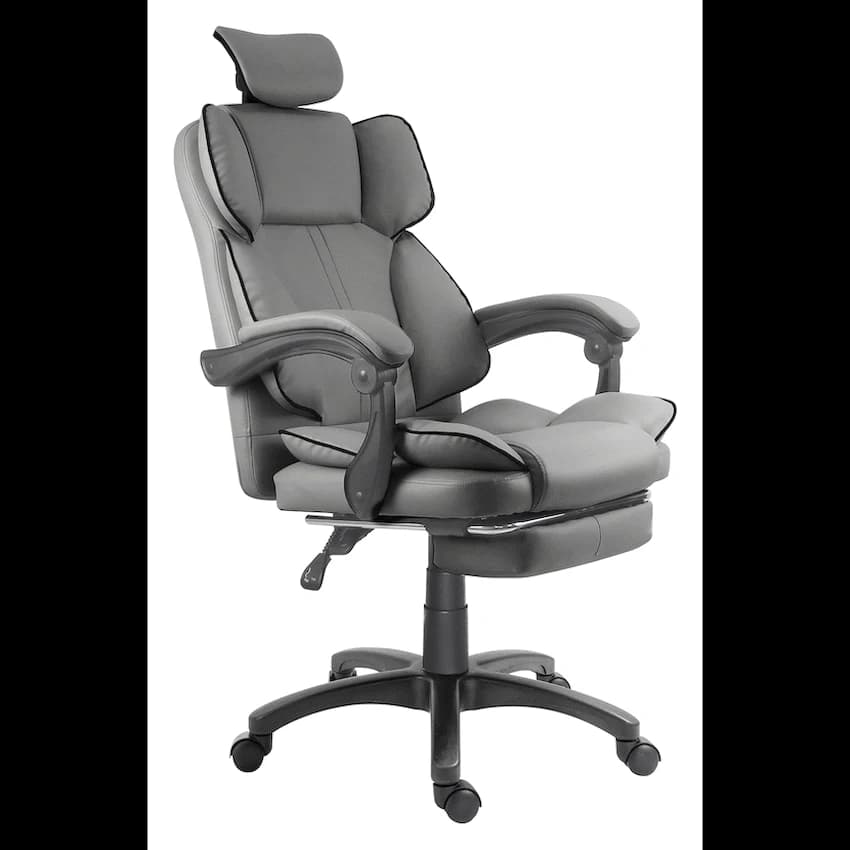 Everfurn Emperor High Back Chair - Grey