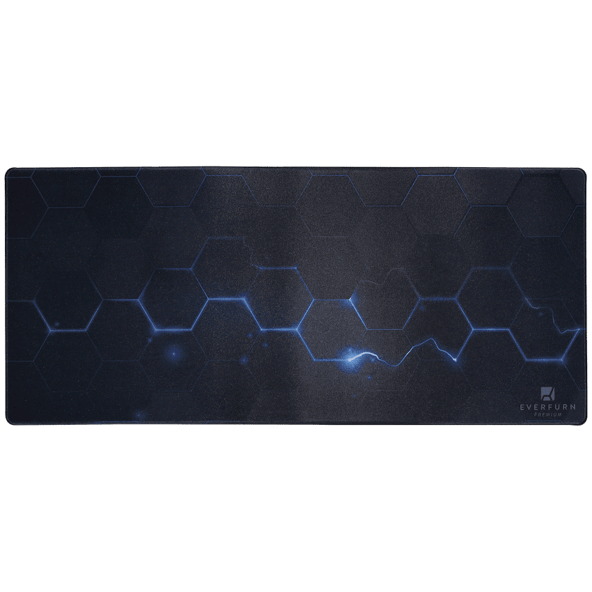 Everfurn Premium Geometric Large Desk Mat - Non-Slip - Polyester