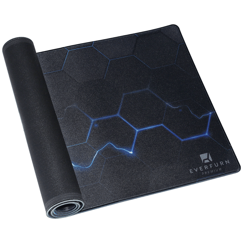 Everfurn Premium Geometric Large Desk Mat - Non-Slip - Polyester