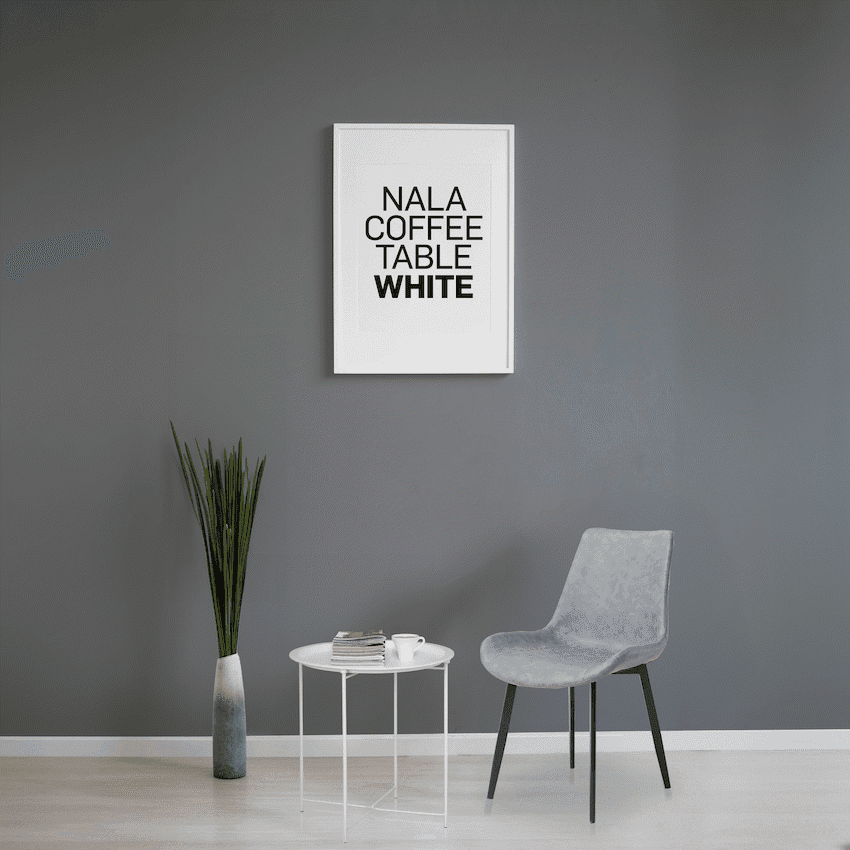 Everfurn Nala Side Table - White