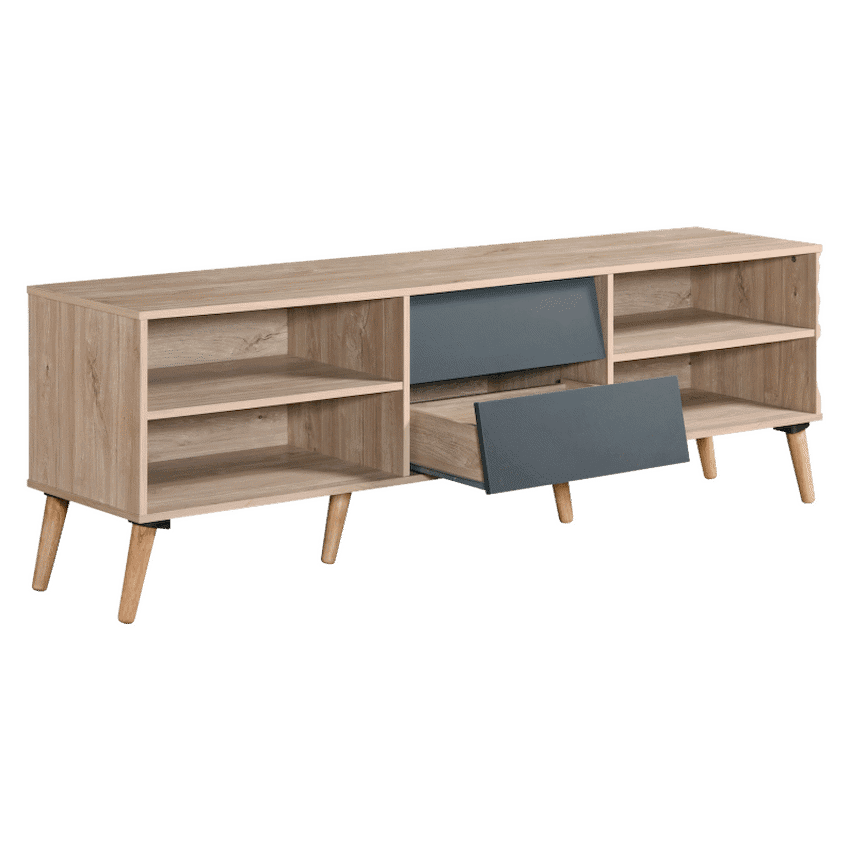 Everfurn Everest Tall TV Stand - 2 Drawers