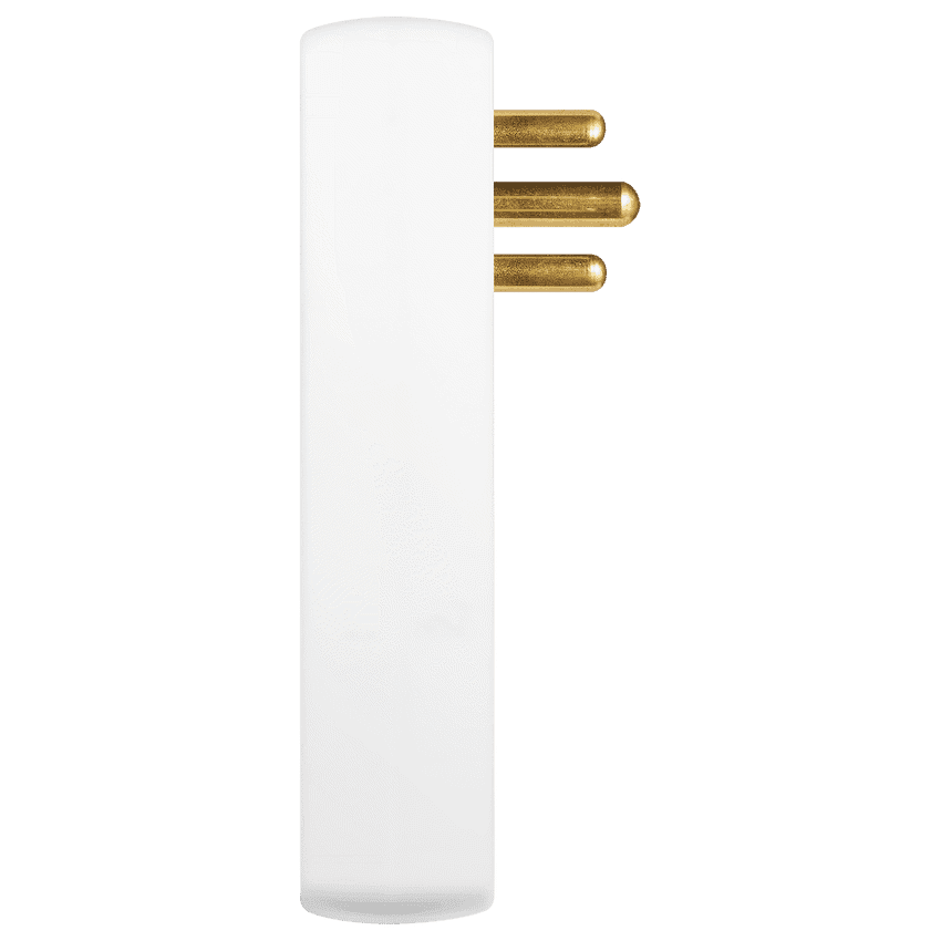 Ellies 4-Way Schuko Adaptor - White