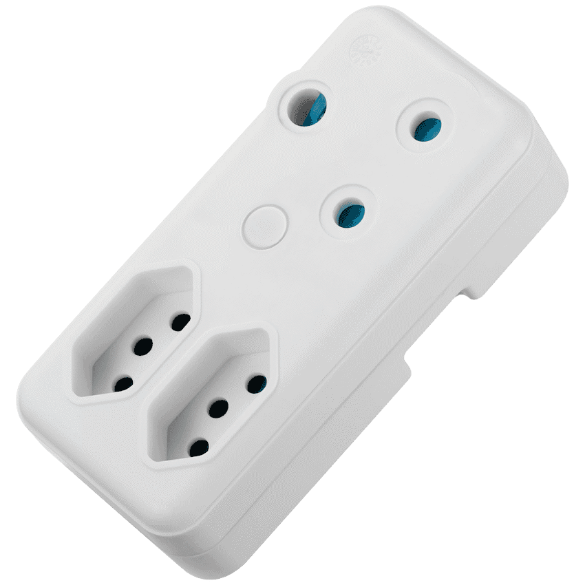 Ellies 3-Way Adaptor - White