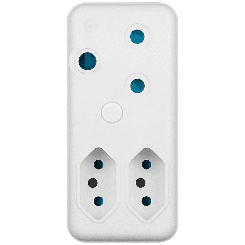 Ellies 3-Way Adaptor - White