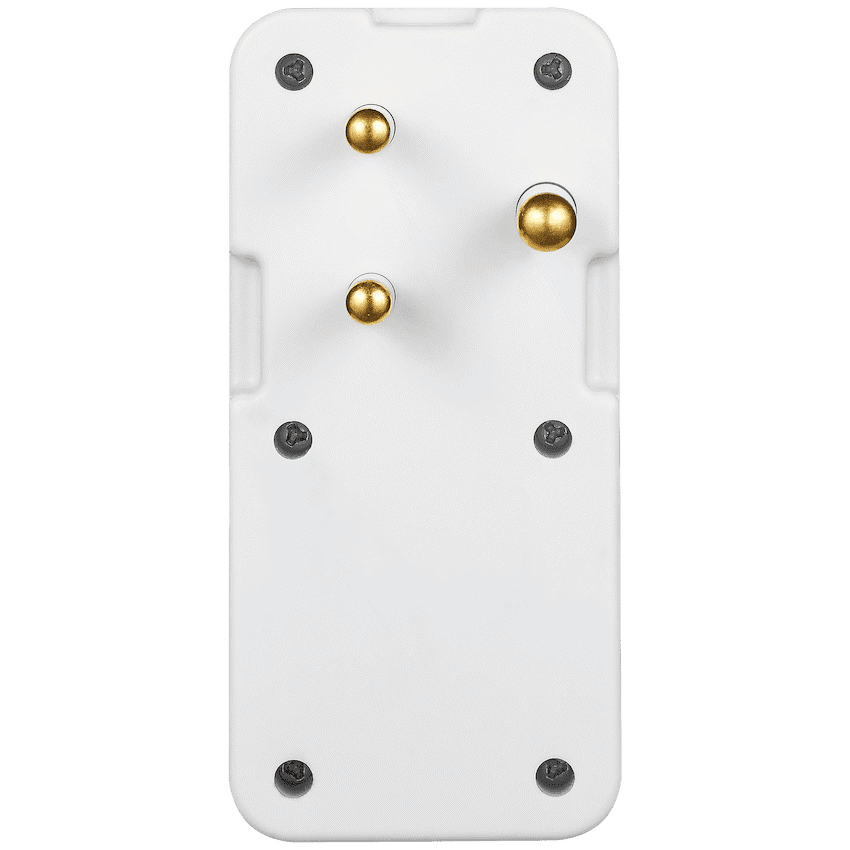 Ellies 3-Way Adaptor - White