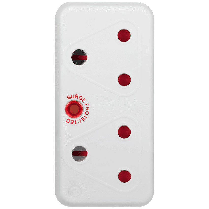 Ellies 2-Way Medium Surge Adaptor - White