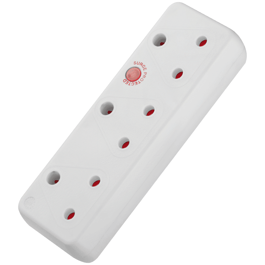 Ellies 3-Way Medium Surge Adaptor - White