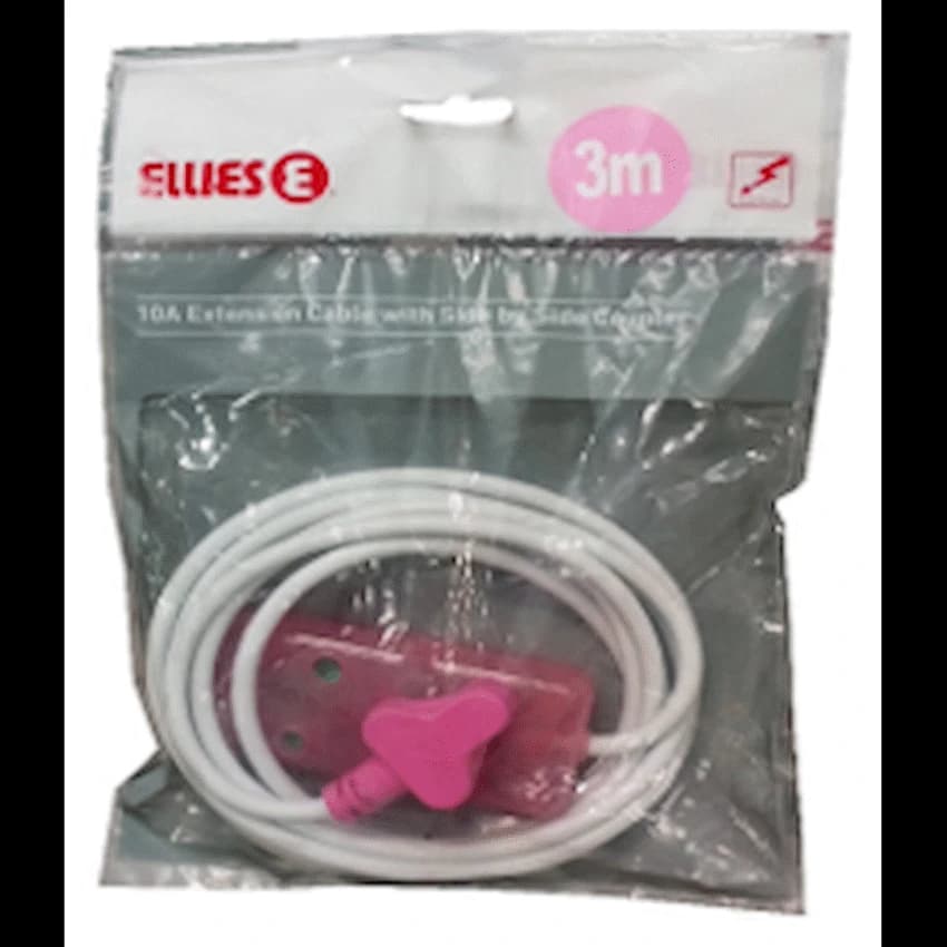 Ellies 2-Way Light-Duty Coloured Extension Lead - 5m