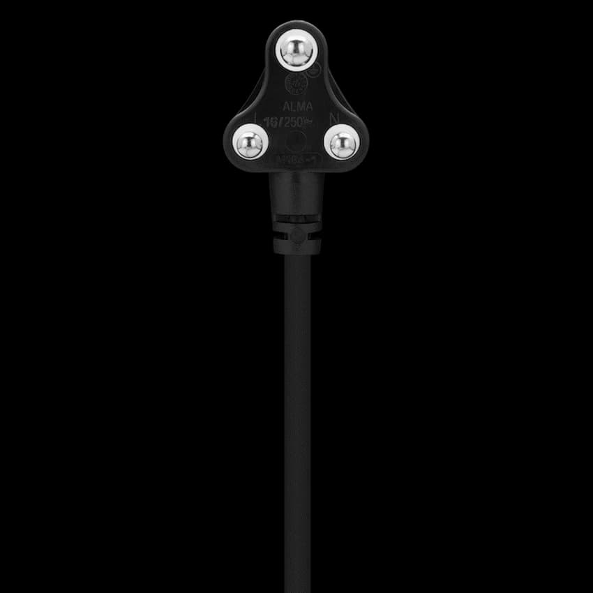 Ellies Heavy Duty Medium Surge Protected Extension Reel 10m - Black