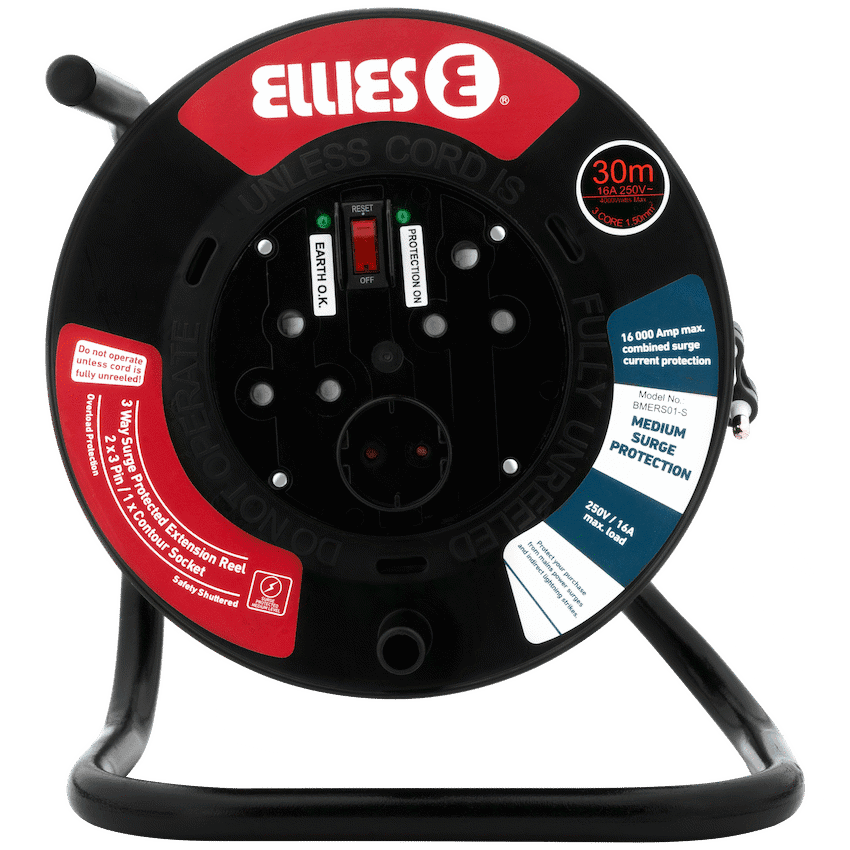 Ellies Heavy Duty Medium Surge Extension Reel-30M