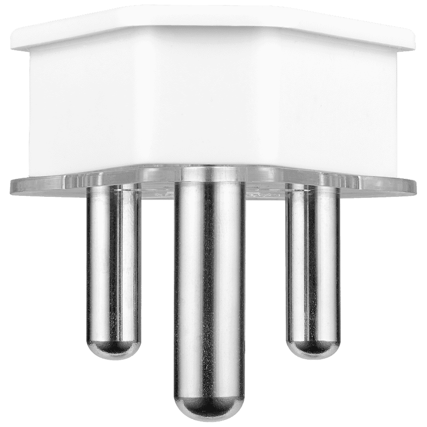 Ellies 16a Screw-on Plug Top - White