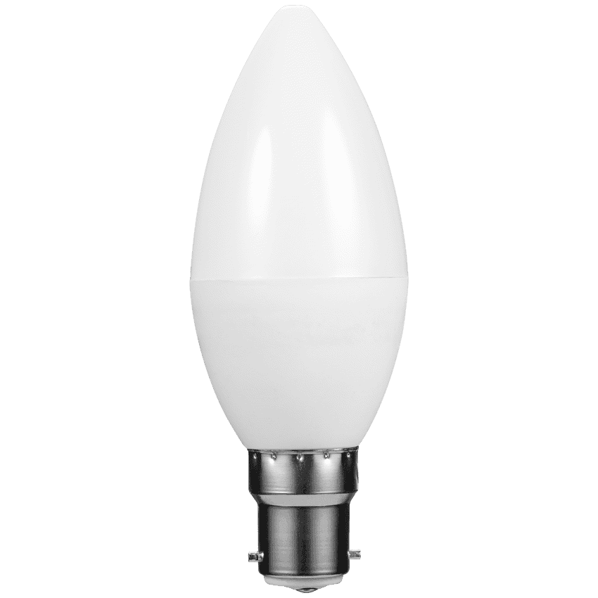Ellies 5w C37 Residential Candle Stick Bulb B22 CW