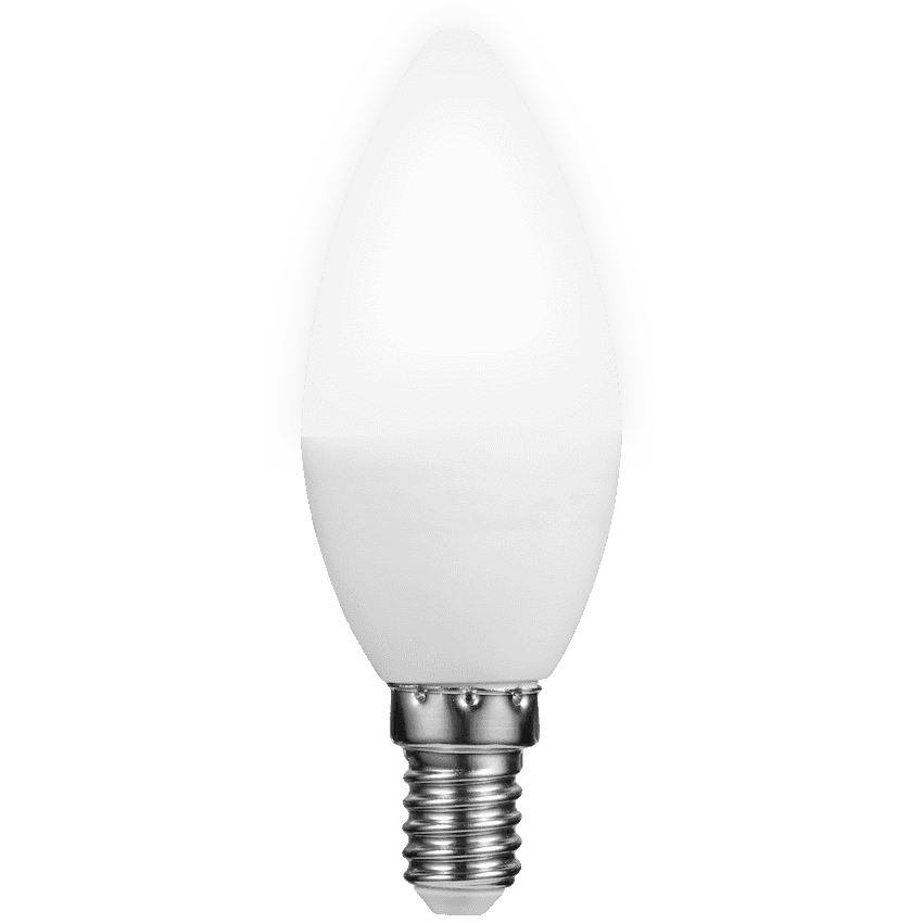 Ellies 5w C37 Residential Candle Stick Bulb E14 CW