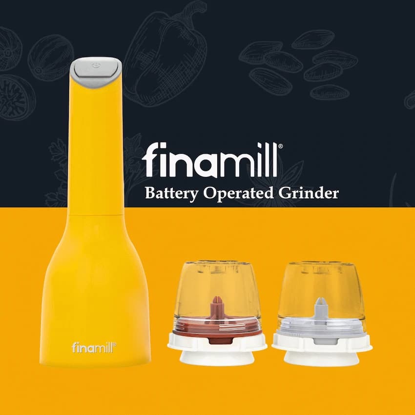 FinaMill Battery-Operated Grinder - Canary